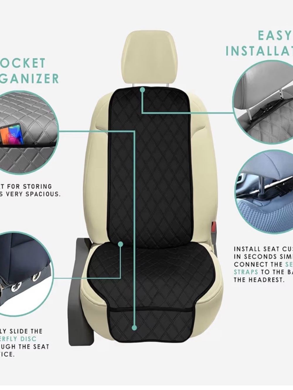 Car Seat Cover Protector Set